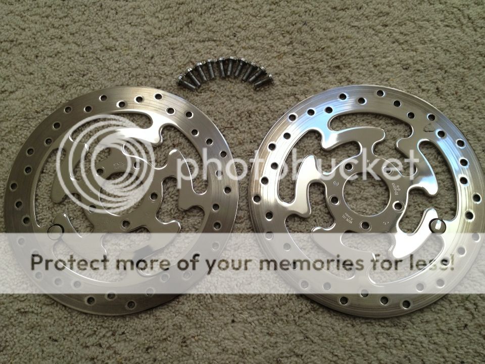 Chrome Brake Rotors for 08 and up Harley Davidson Forums